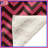 Pink Black Zigzag Blankets-132254906