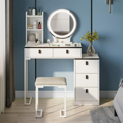 Bachisia Dressing Table with Mirror