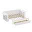 Lit de jour extensible avec bureau amovible et table d'appoint hydraulique, canapé multifonctionnel 4-en-1 Be-1351260419-1351260421