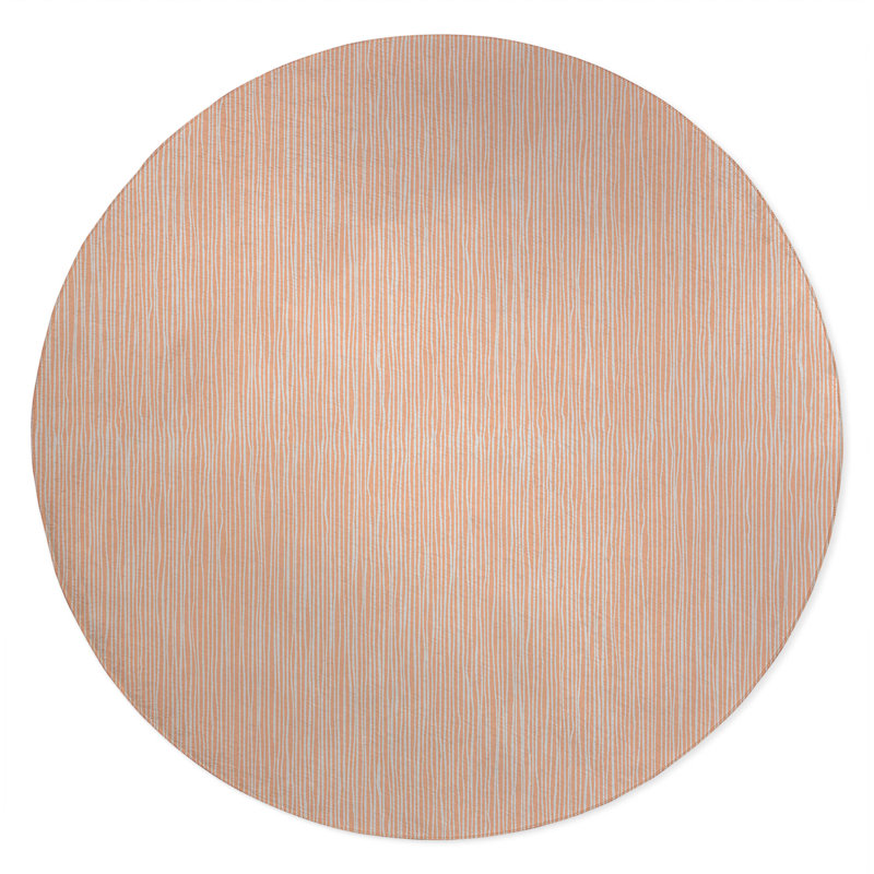 Tess Non-Slip Outdoor Rug, Round 5'