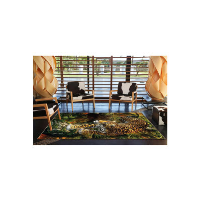 Tapis tissé à pied