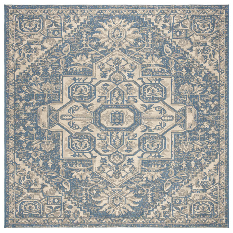 Tapis d'intérieur / extérieur Donivin Linden, Carré 6 pi 7 po