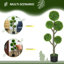 Arbre décoratif cyprès artificiel en pot, 43,3 pouces