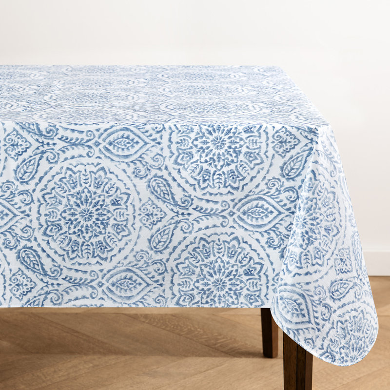 Nappe Savannah, Bleu, Rectangle 60 x 102