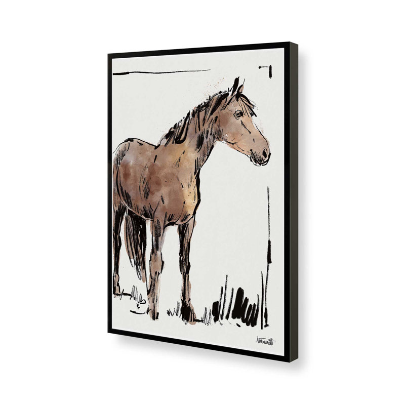 «Stance» par Anne Tavoletti, reproduction d'art, Noir, H 16 po x l 12 po