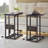 C End Table With USB And Built-In Outlets-641368186