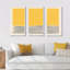 «Minimal Geometric Compostions of Elementary Forms XVIII», reproduction de 3 cadres photo sur toile-623464664-623464671