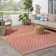Robbs Rectangle Indoor/Outdoor Area Rug in Terracotta/Orange