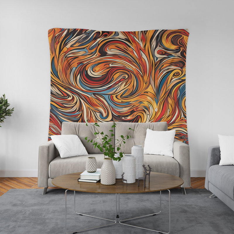 Tapisserie murale, H 88 po x l 104 po