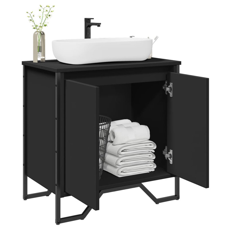 11-5 Under Sink Cabinet, Black