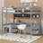 Jaquela Kids Full Loft Bed with Drawers-1964389181
