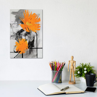 Midwestern Haiku (Dandelions II) by Pamela Staker - Painting on Canvas
