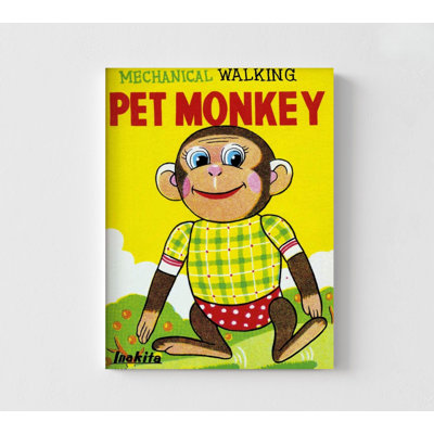 Reproduction d'affiche mécanique, singe mécanique par Retrobot