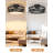 20'' Flush Mount Ceiling Fan with Lights, Low Profile Caged Ceiling Fan with Remote-1013600208