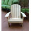 Chaise Adirondack pliante en bois massif Cuellar Child's