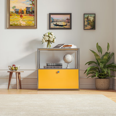 Rangement avec table de chevet et classeur