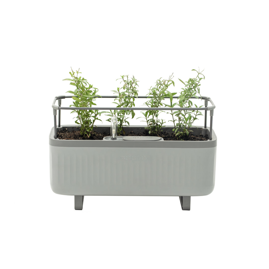 Mini Herb Plastic Outdoor Pot Planter with Trellis Vego Garden 