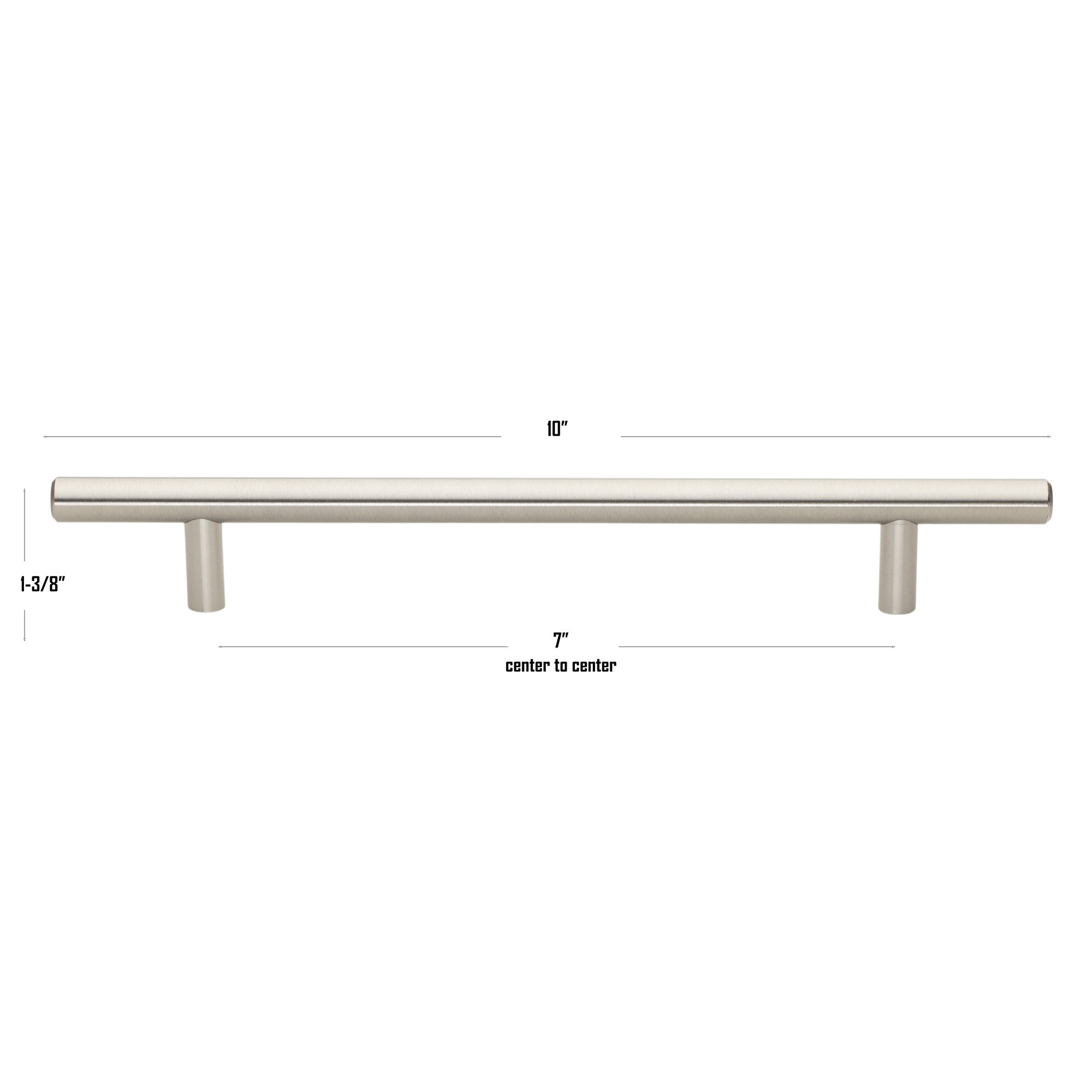 Roman Bar Pull, Stainless Steel, 7"