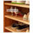 62.99" Brown Rectangular Solid Wood Shoe Storage