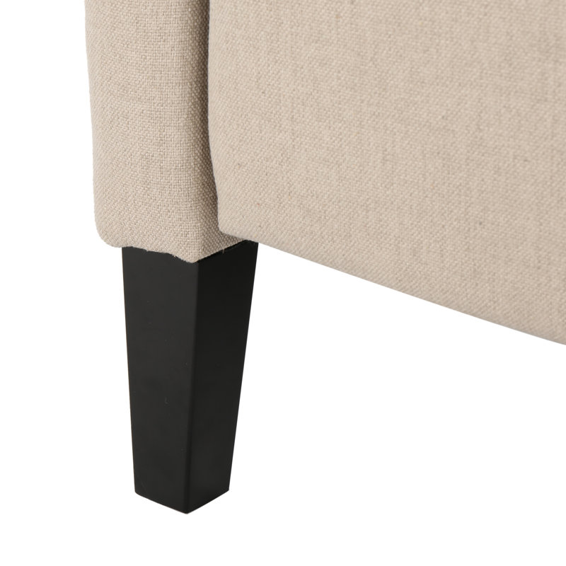 Yedda Upholstered Recliner, Wheat