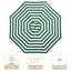 Parasol de patio pour parasol 9 pi-999750654