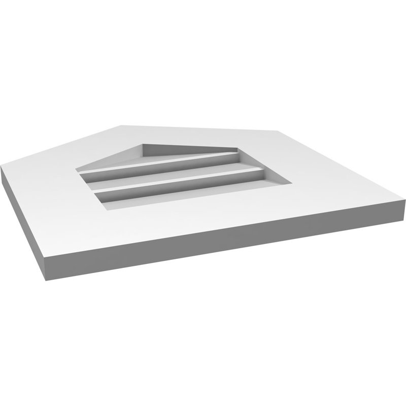 Ventilé à pignon fonctionnel en uréthane Signature, H 16 po x l 16 po x P 1 po