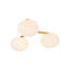 3-Light Glass Semi Flush Mount