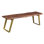 Calandre Upholstered Bench
