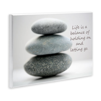 Life Is A Balance Stones, plaque murale, design par Sandro De Carvalho
