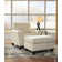 Verly Upholstered Armchair with Ottoman