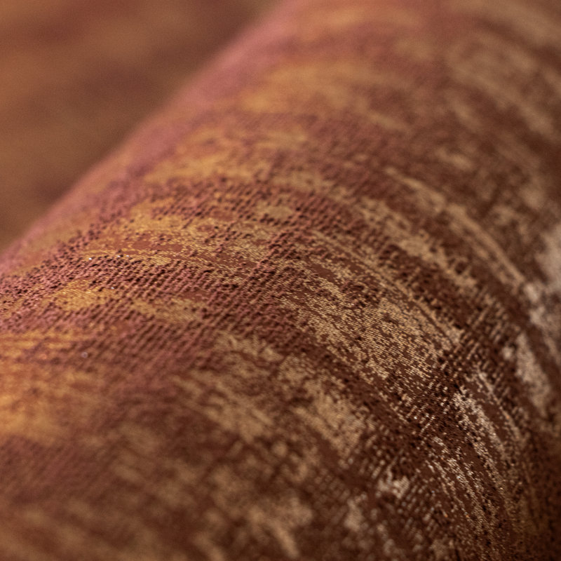 Adonea Zeus Textured Metallic 33' L x 21" W Wallpaper Roll, Ruby Red