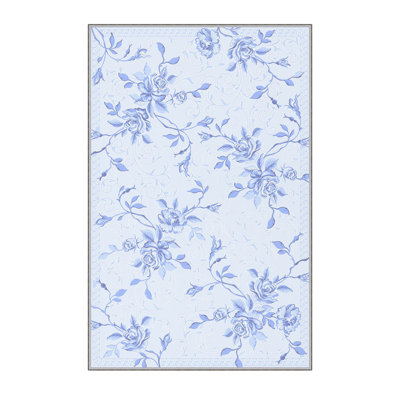 Premium Hall Carpet (2.6 x 9.8 ft), 100% Polyester, 0.3 in Pile Height | Antibacterial, Non-Slip Underside, 3D Digital Print | Machine Washable, Durable, Ideal for Home & Office, Easy Maintenance