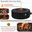 38.19'' 50000 BTU Propane Outdoor Round Fire Pit With Vertical Stripe Design-893977