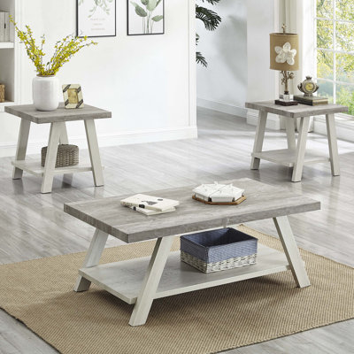 Ensemble de tables basses 3 pièces Elliena