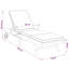 195cm Long Teak Sun Lounger-428457918