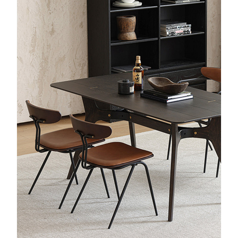 Chaise de salle à manger en fer