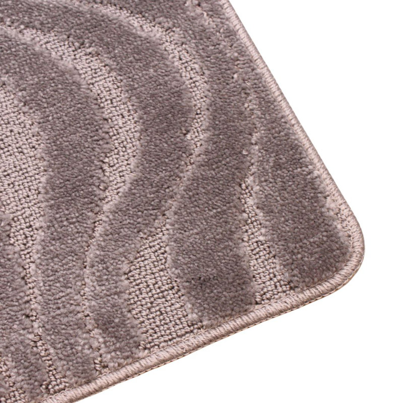 Polypropylene Plastic Bath Mat, Grey