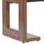 Glass Top Solid Wood Base Writing Desk