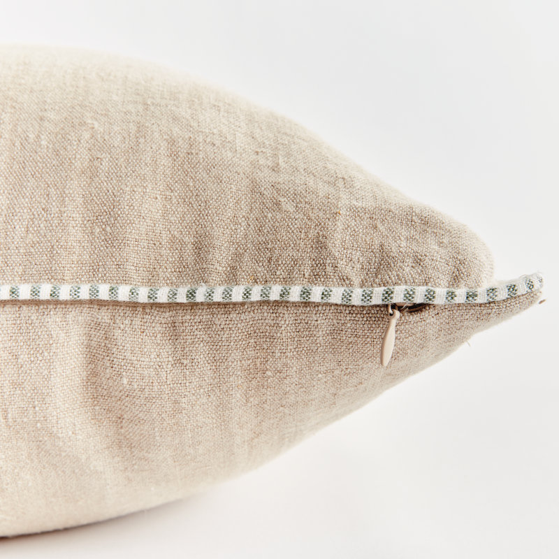 Matteo Linen Pillow Cover & Insert, 20"H x 20"W, Square