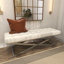 Banc en cuir véritable Branislav-87689790
