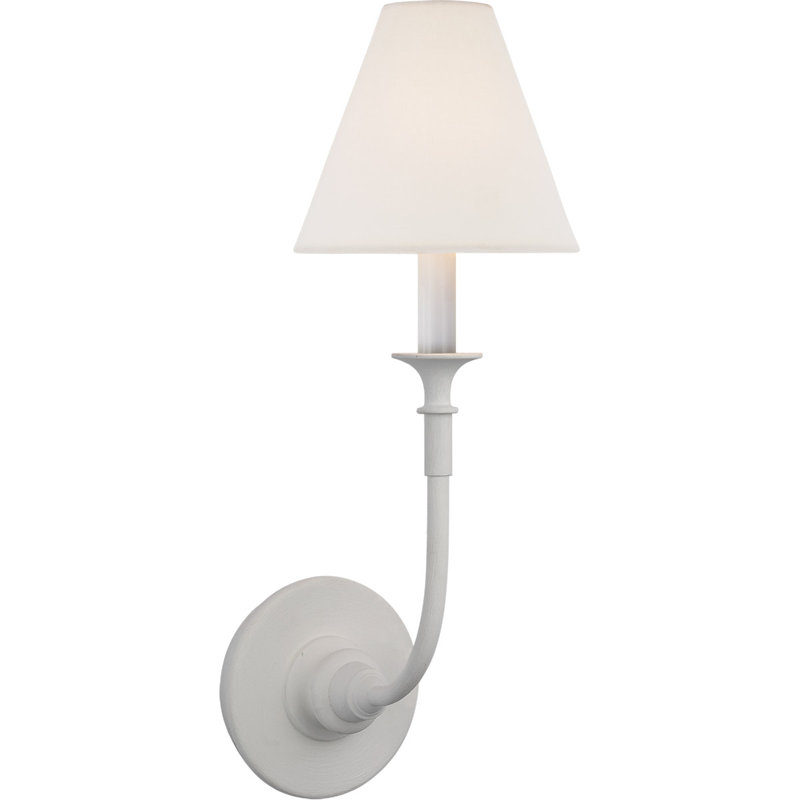 Thomas O'Brien Piaf Single Sconce, Plaster White