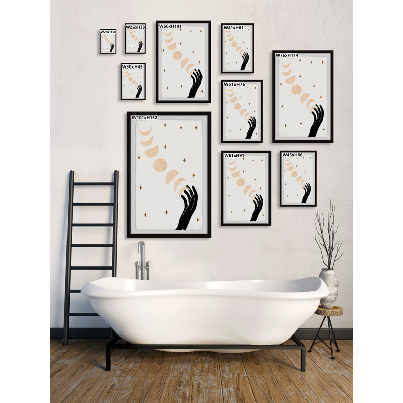 Moon On My Hand by Marmont Hill - Single Picture Frame Painting, 45cm H x 38cm W x 3.81cm D