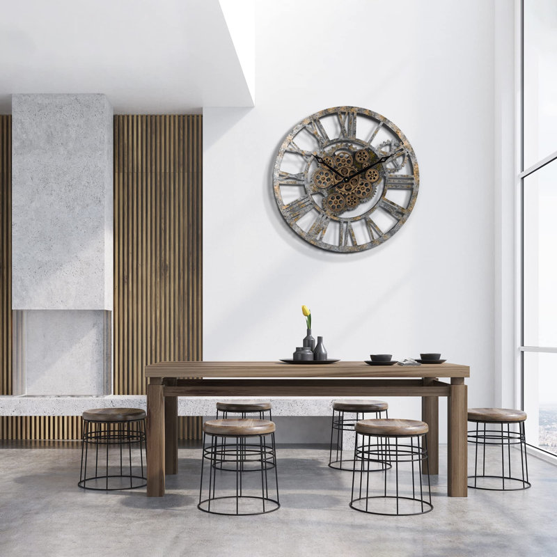 Bonifacas Manufactured Wood Wall Clock