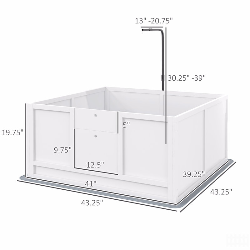 Boîte de mise bas pour chien avec support d'éclairage rétractable, boîte de mise bas pour chiots avec rampe pour cochons, porte à hauteur réglable pour petits, moyens et grands chiens