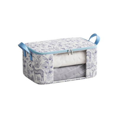 Quilt Storage Bags Moving Packing Bags, Large Capacity Storage Bins Portable Storage Containers with Reinforced Handles for Blanket, Comforter, Beddin
