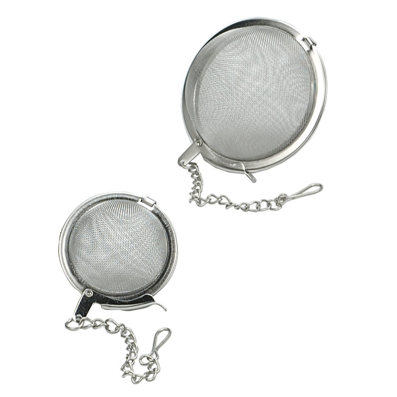 Design Imports Stainless Steel Tea Infusers, Silver, 2.13" H x 2.56" W x 2.99" D