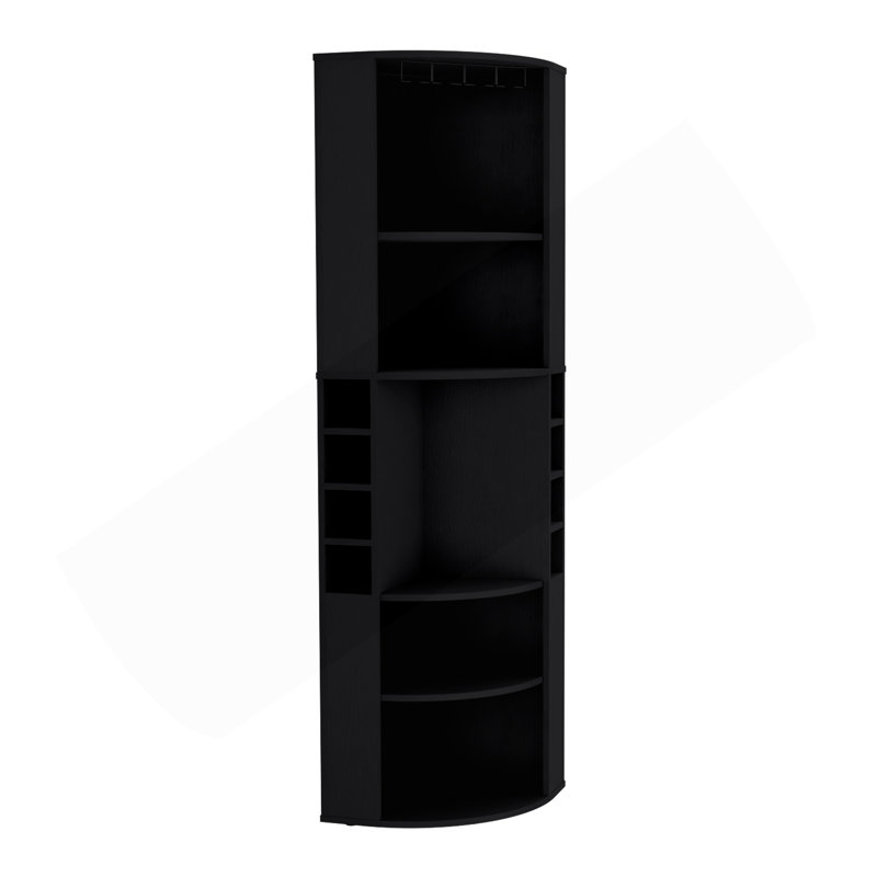 Armoire de bar Oban, Noir
