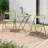 All-Weather 3-Piece Outdoor Folding Patio Bistro Set With Table-1264156689