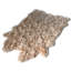 Tapis beige à poils longs en fausse fourrure de bison-95756298