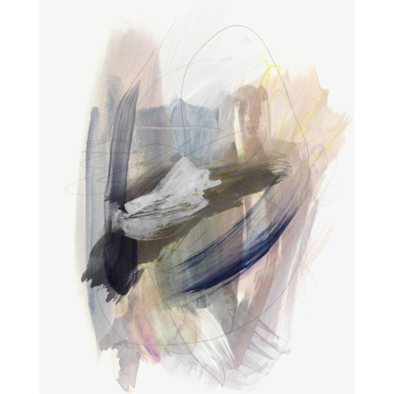 Hoping I Print by Emma McCartney, Gilded Silver, 45" H x 36" W x 1.5" D